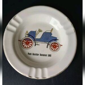 VTG, Leath's Nash Rambler Runabout 1902, Porcelain, Ashtray USA See Desc…